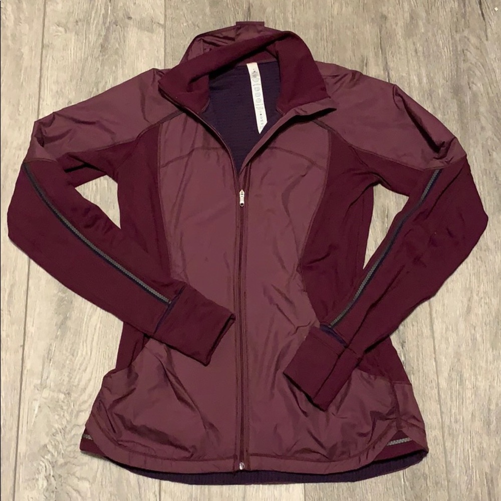 Maroon lululemon jacket